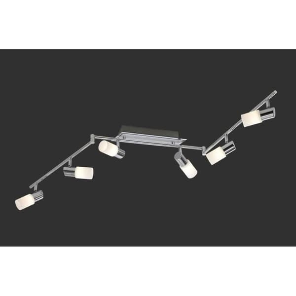 6 LED-spotlights i aluminium och glas - Grå - Spotlights - Samtida - Design