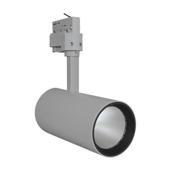 LEDVANCE TRACK SP D85 35 W 3000 K 90RA NFL GY, Spårbelysningsspot, 35 W, 3000 K, 2660 lm, 220 - 240 V, Grå Grå