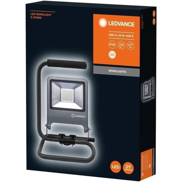 OSRAM Worklight fristående projektor - 50 W - 4500 lm Mörkgrå