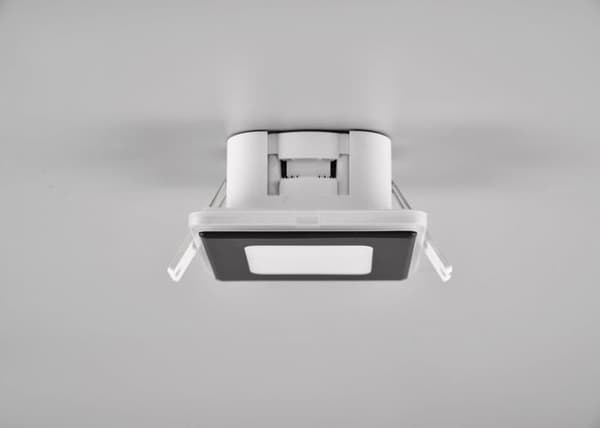 Delight - 653410132 - Trio Nimbus rampljus inbyggd med öglor 1x5W LED 3000K 450lm IP44 svart