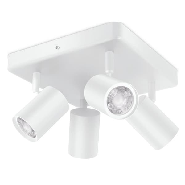 WiZ Wi-Fi IMAGEO färg LED-spotlights, 4x5W, Vit