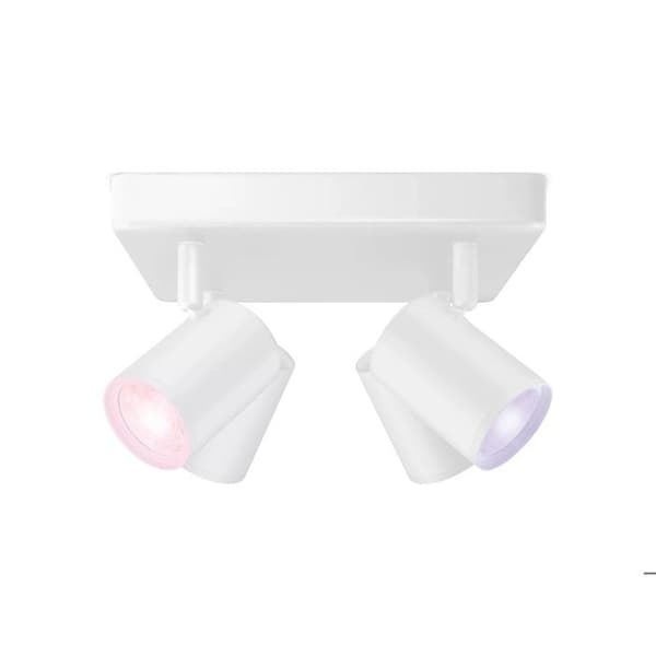 WiZ Wi-Fi IMAGEO färg LED-spotlights, 4x5W, Vit