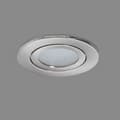 Miniatyrbild 3 av 4: Set om 6 LED inbyggnadsspots Flat Dim IP44 i aluminium