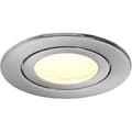 Miniatyrbild 2 av 4: Set om 6 LED inbyggnadsspots Flat Dim IP44 i aluminium