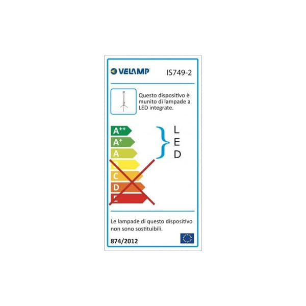 LIGHT PAD 2: proiettore LED SMD 20W IP65, nero 6500K med treppiede och cavo 3mt