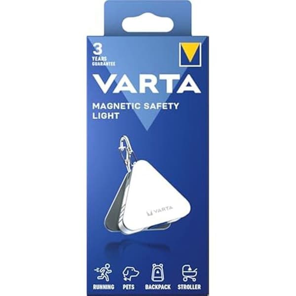 Säkerhetslampa - VARTA - Magnetisk modell - 25 lumen - 5 belysningslägen - Sprutsäker