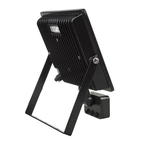 Maclean slim 50W LED-spotlight med rörelsedetektor - Kallvit (6000K)