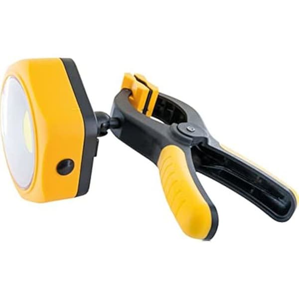 Arbetslampa - SCHWAIGER - WLK250 - LED COB 250 Lm - Gummiklämma - Spherical Orientering