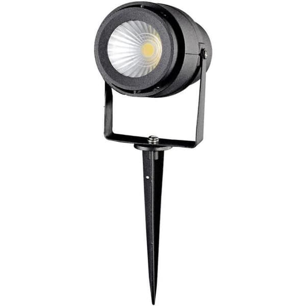 Trädgårdsprojektor - V-TAC - VT-857-B - LED 12 W - Aluminium - IP65 - Svart