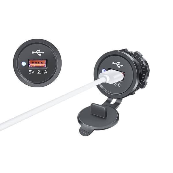 INF YC-A52QC Yksi USB QC3.0 Autolaturi