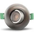 Miniatyrbild 3 av 6: LLITT Ellen Infälld downlight Dim-to-Warm 520lm IP65 Borstad stål