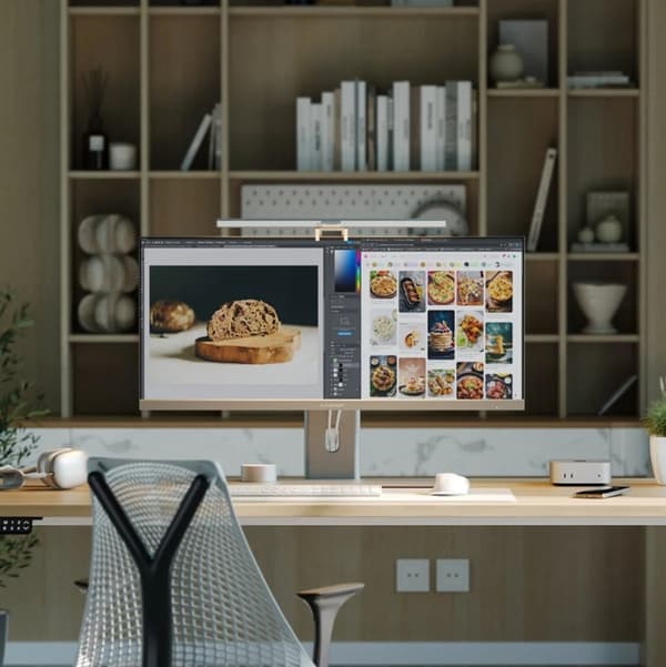 Alogic Illuminate Light Bar med 4k autofokuskamera - Silver