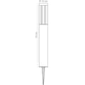 Miniatyrbild 6 av 8: LightsOn Helix Pollare 73cm 560lm 3000K 8W Antracit