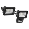 Miniatyrbild 3 av 3: Svart LED utomhusstrålkastare, 20W - 1700lm Goobay