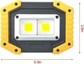 Miniatyrbillede 7 af 8: OBOSOE Kraftig 30W Genopladelig LED Arbejdslampe - Bærbar Vandtæt Spotlight & Flodlys til Camping