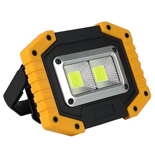 OBOSOE Kraftig 30W Genopladelig LED Arbejdslampe - Bærbar Vandtæt Spotlight & Flodlys til Camping