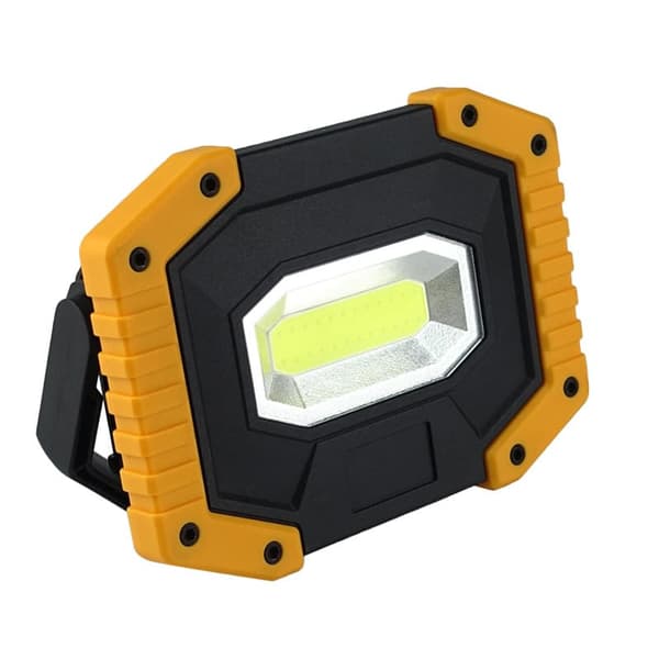 2025 Upgraded 30W LED Rechargeable Work Light with Digital Display, 2500LM Super Bright COB Floodlight with 3 Modes, Outdoor IP65 Emergency Security L Batterier ingår inte.