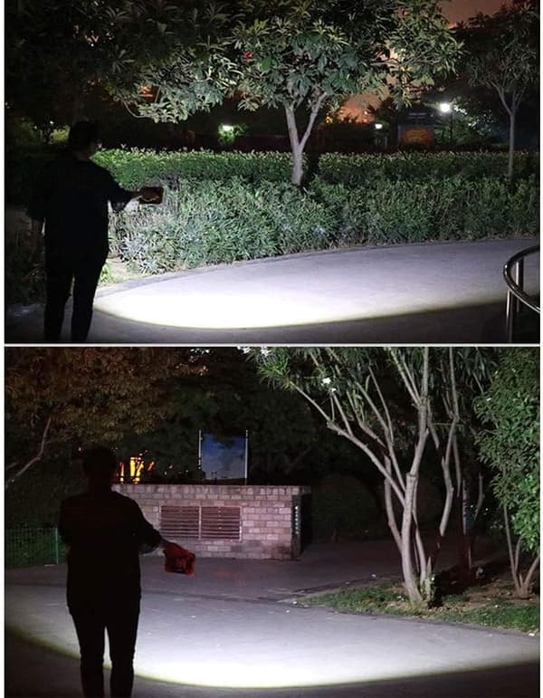 2025 Upgraded 30W LED Rechargeable Work Light with Digital Display, 2500LM Super Bright COB Floodlight with 3 Modes, Outdoor IP65 Emergency Security L