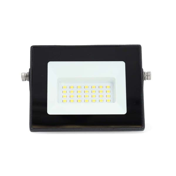 Utomhus LED Projektorlampa Med Sladd 20W 4000K 1620lm IPX6 Nedis Svart