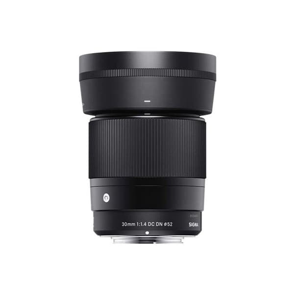 Sigma 30mm f/1.4 dc dn contemporary objektiv kompatibel med Sony E Svart