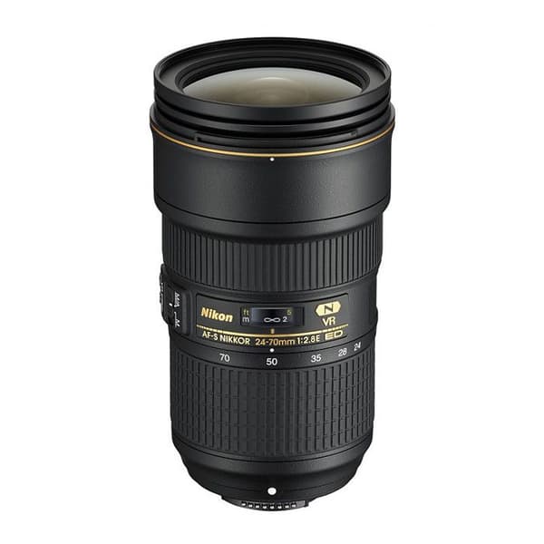Nikkor AF-S 24 mm - 70 mm f/2.8 E ED VR zoomobjektiv för Nikon F Digital SLR
