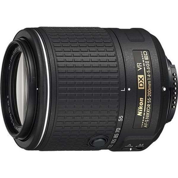 Nikon 55-200mm / F 4.0-5.6 AF-S DX G ED VR II-objektiv - telezoomobjektiv för DSLR-kameror i DX-format
