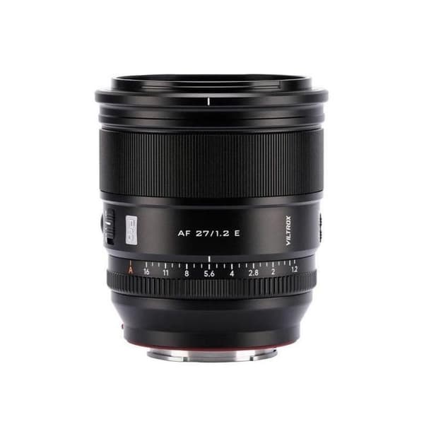 Objektiv - Viltrox - AF 27 mm F1.2 - Bländare F1.2 - Sony E-fattning - Vidvinkel