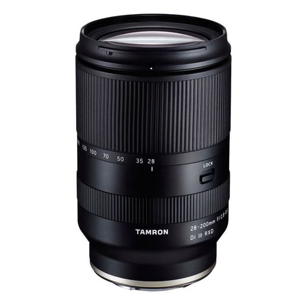 Tamron objektiv 28-200mm f/2.8-5.6 di III rxd kompatibel med Sony FE Svart