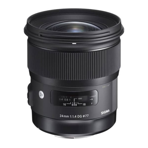 SIGMA 24mm f/1.4 ART Nikon vidvinkelobjektiv - Maximal bländare F1.4 - Maximal skärpa - Mjuk bokeh