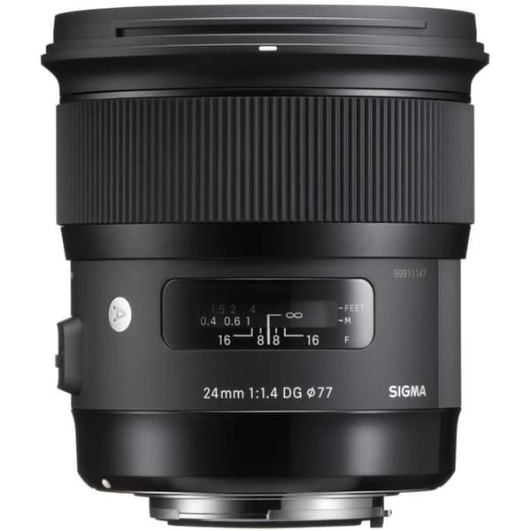 SIGMA 24mm f/1.4 ART Nikon vidvinkelobjektiv - Maximal bländare F1.4 - Maximal skärpa - Mjuk bokeh