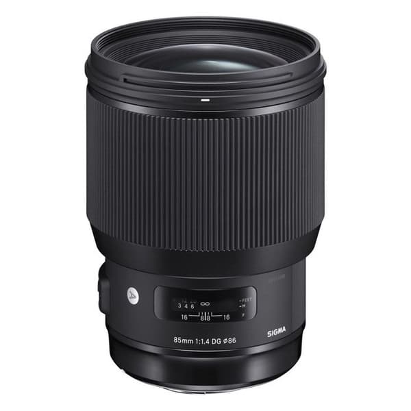 Sigma objektiv 85mm f/1.4 dg hsm art kompatibel med Canon Svart