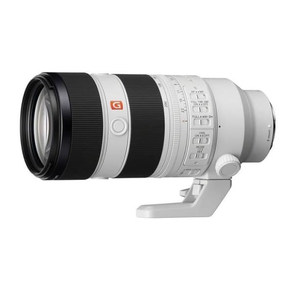 Teleobjektiv - Sony - FE 70-200mm F/2.8 GM II - Bländare F2.8 - Vikt 1 045 g - Optisk stabilisering Svart, Vit
