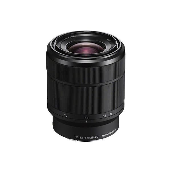 SONY SEL FE-28-70mm f3.5-5.6 OSS-objektiv - Hybridkamera - Transtandard - SteadyShot-stabilisator Svart