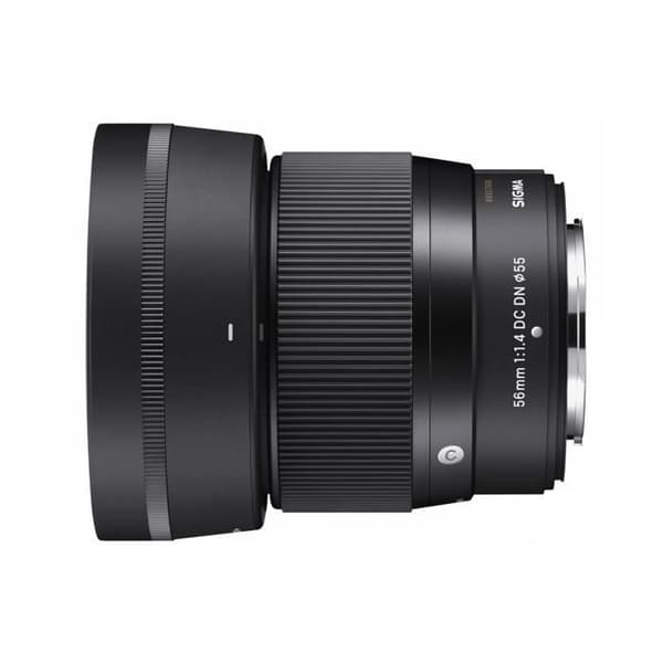 Objektiv med Fast Brännvidd - Sigma - 56mm - f/1.4 - Fuji-X Mount - Kompakt Teleobjektiv