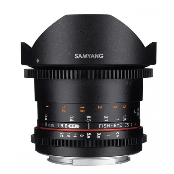 Samyang 8 mm T3.8 Fish-eye CS II VDSLR II Sony E