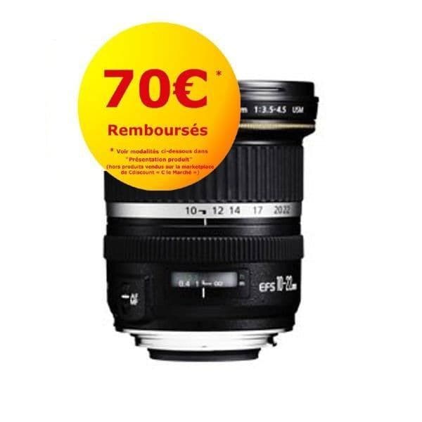 Canon EF-S 10-22mm f/3.5-4.5 USM zoomobjektiv