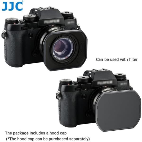 Parasoleil carré - JJC - LH-JXF35SII - Aluminium - Antireflekterande - Kompatibel med Fujinon 35mm