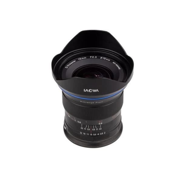 Vidvinkelobjektiv - LAOWA - 15mm f/2 Zero-D - Canon RF-fattning - Öppning f/2 - Hög kvalitet