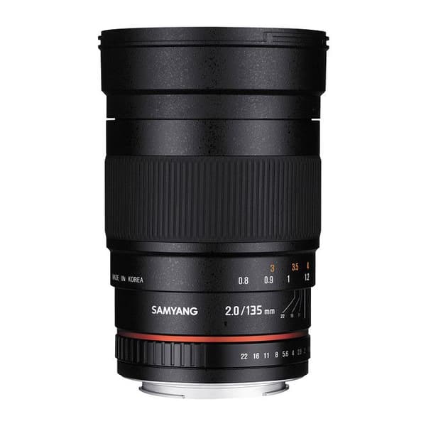 Samyang objektiv 135mm f/2 ed umc kompatibel med Canon Svart