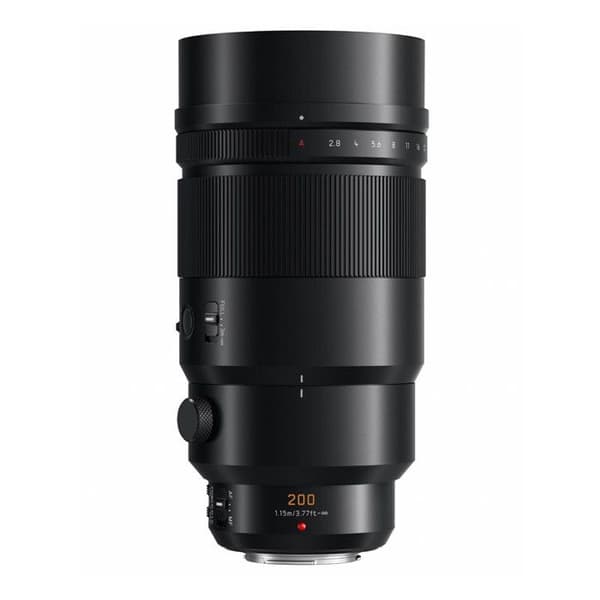 Panasonic LEICA 200mm F2.8 | Telefotoobjektiv H-ES200E (Bländare F2.8, Stabiliserad, Tropiskt skyddad, motsv 35mm: 400mm) Svart - Micro 4/3 Svart