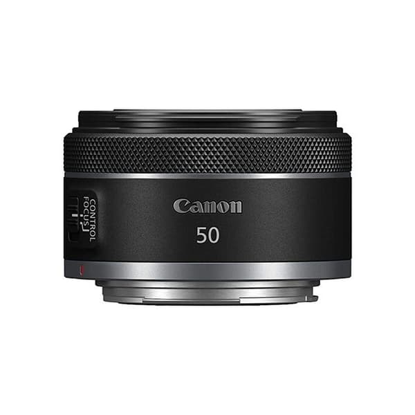 Hybrid standardobjektiv - CANON - RF 50mm f/1.8 STM - Bländare f/1.8 - RF-fäste - Helbildsskärm Svart