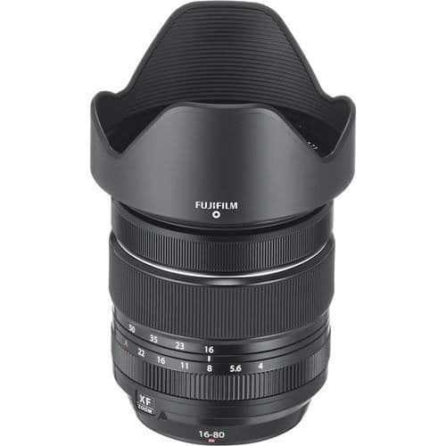 Fujifilm XF 16-80mm f/4 R OIS WR-objektiv för Hybrid - Optisk bildstabilisator - 2 års garanti