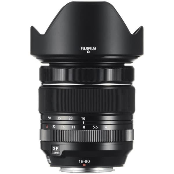 Fujifilm XF 16-80mm f/4 R OIS WR-objektiv för Hybrid - Optisk bildstabilisator - 2 års garanti