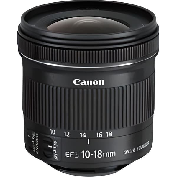 Canon EF-S 10-18mm f4.5-5.6 IS STM zoomobjektiv Svart