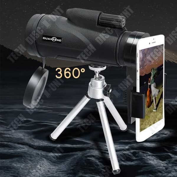 TD® Outdoor Telescope 12X50 Monocular High Definition Night Vision HD Mini Mobiltelefonkamera