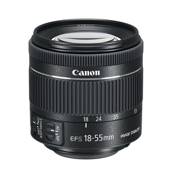Canon för reflexobjektiv ef-s 18-55 is stm f/4-5.6 Svart