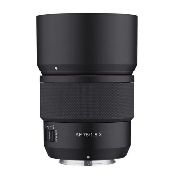 Samyang hybridobjektiv af 75mm f/1.8 kompatibel med Fuji X