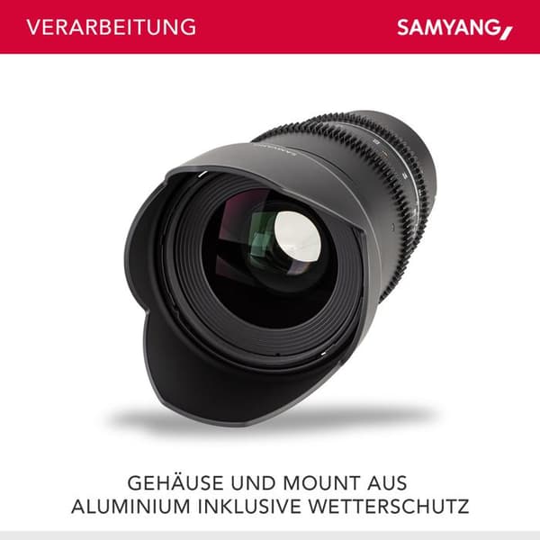 Samyang videolins 35mm t1.5 mk2 kompatibel med sony e