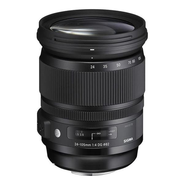 Sigma 24-105mm f/4 DG OS HSM Art-objektiv kompatibel med Nikon Svart