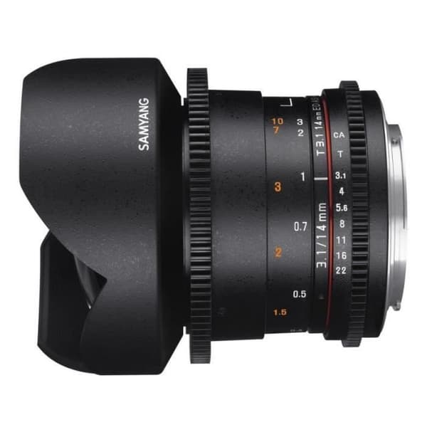 Samyang Video 14mm T3.1 VDSLR II för Nikon DSLR